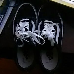 Back and white vans